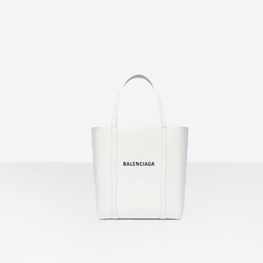 Balenciaga Everyday Tote XXS White Black 551815 D6W2N 9060