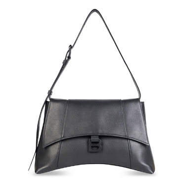 Balenciaga Downtown Medium Shoulder Bag in Black 671354 29S17 1000