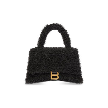 Balenciaga Furry Hourglass Small Bag 676365 210FU 1000