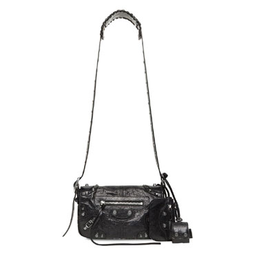 Balenciaga Le Cagole Men Xs Flap Bag in Black 719082 210KR 1000