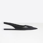 Balenciaga BB Flat Slingback Black 548820 WA760 1000