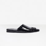 Balenciaga Cosy BB Flat Mule Black 601218 WA9D4 1000