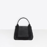 Balenciaga Leather Navy Cabas XS Black 390346 0CH1N 1000