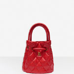 Balenciaga B Bucket Small Bag Bright Red 600327 1NH5M 6406