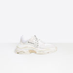 Balenciaga White Triple S Trainers 512177 W09E1 9000