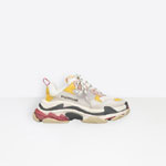 Balenciaga White Ecru Black Triple S Trainers 517335 W09O5 9035