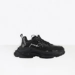 Balenciaga Allover Logo Triple S Sneaker in Black 524039 W2FA1 1090