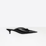 Balenciaga Black Knife Mules 524714 W0WM0 1000