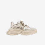 Balenciaga Allover Logo Triple S Sneaker in Beige 536737 W2FA1 9710