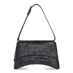 Balenciaga Downtown Medium Shoulder Bag Crocodile 671354 23E87 1000