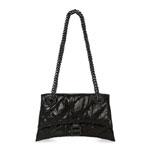 Balenciaga Crush Small Chain Bag Quilted in Black 716351 210IY 1000