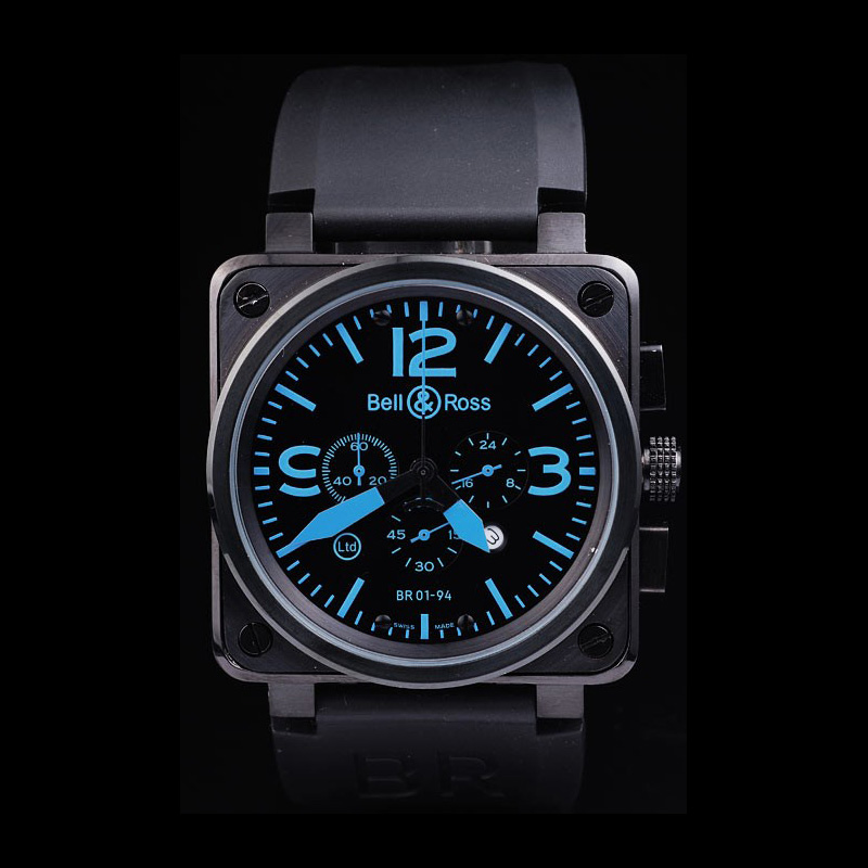 Bell Ross BR01-94 Carbon-Blue-br16 BR5581: Image 1