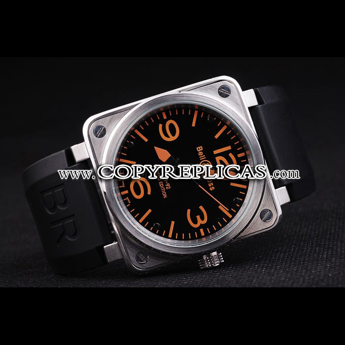 Bell Ross BR01-92 Black-Orange Dial-br21 BR5594: Image 2