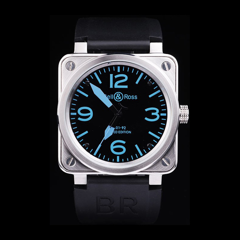 Bell Ross BR01-92 Black-Blue Dial-br22 BR5602: Image 1