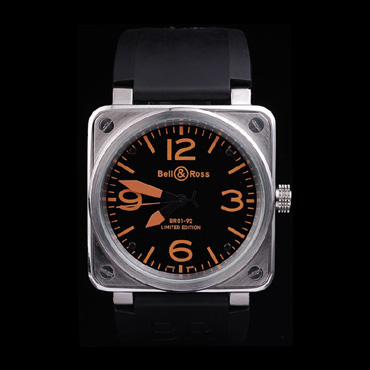 Bell Ross BR01-92 Black-Orange Dial-br21 BR5594