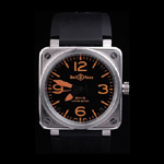 Bell Ross BR01-92 Black-Orange Dial-br21 BR5594