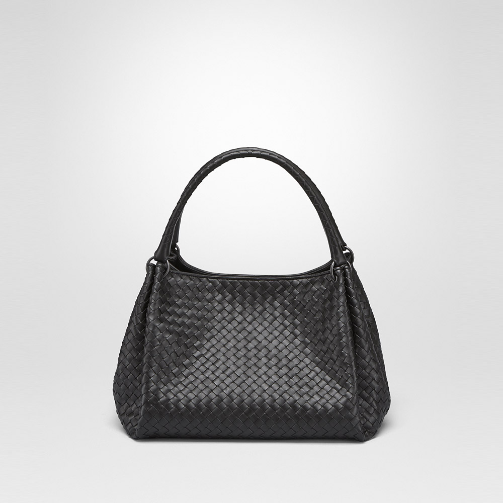 Bottega Veneta parachute bag in nero intrecciato nappa 45207034PF: Image 1