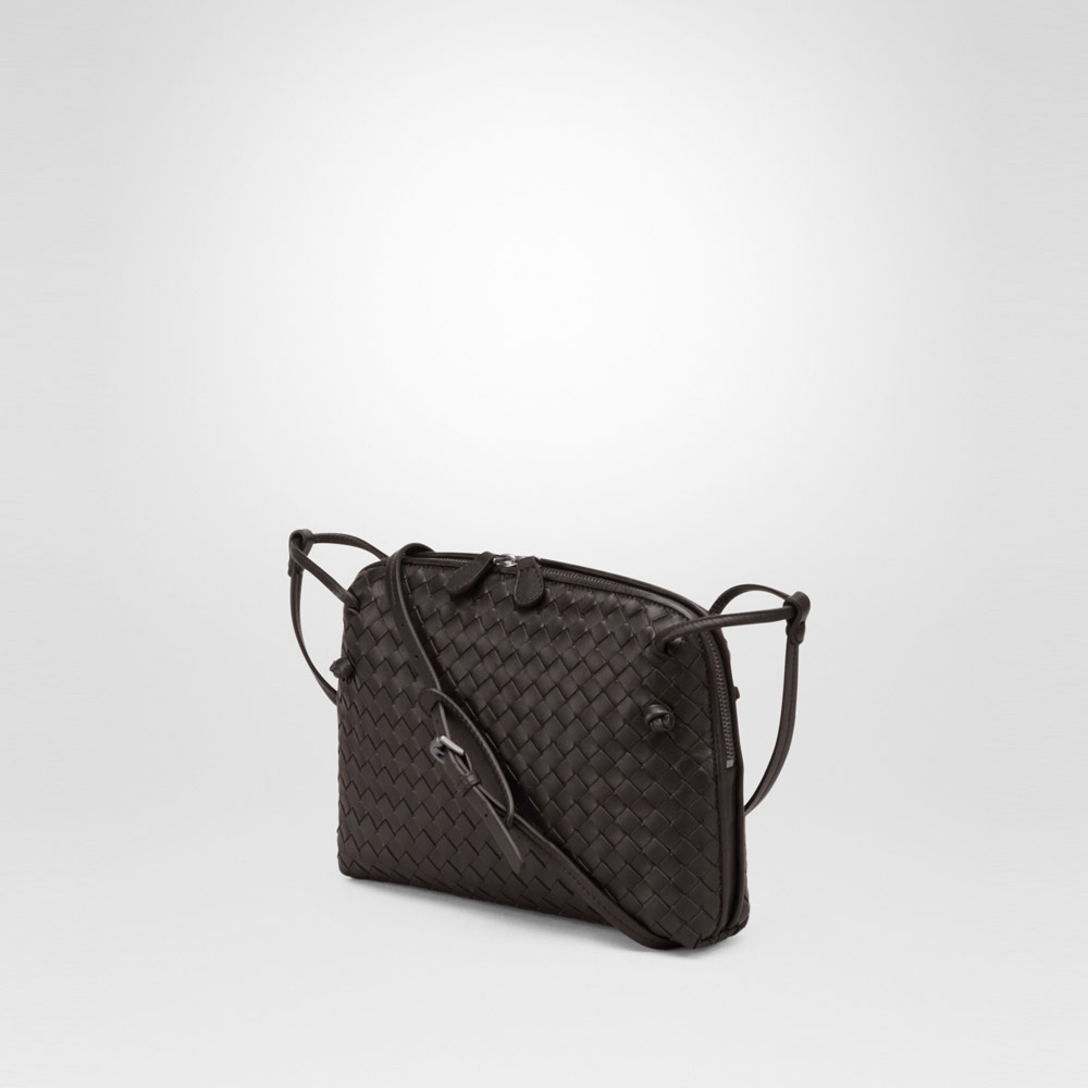 Bottega Veneta messenger bag in espresso intrecciato nappa 45270687LI: Image 2