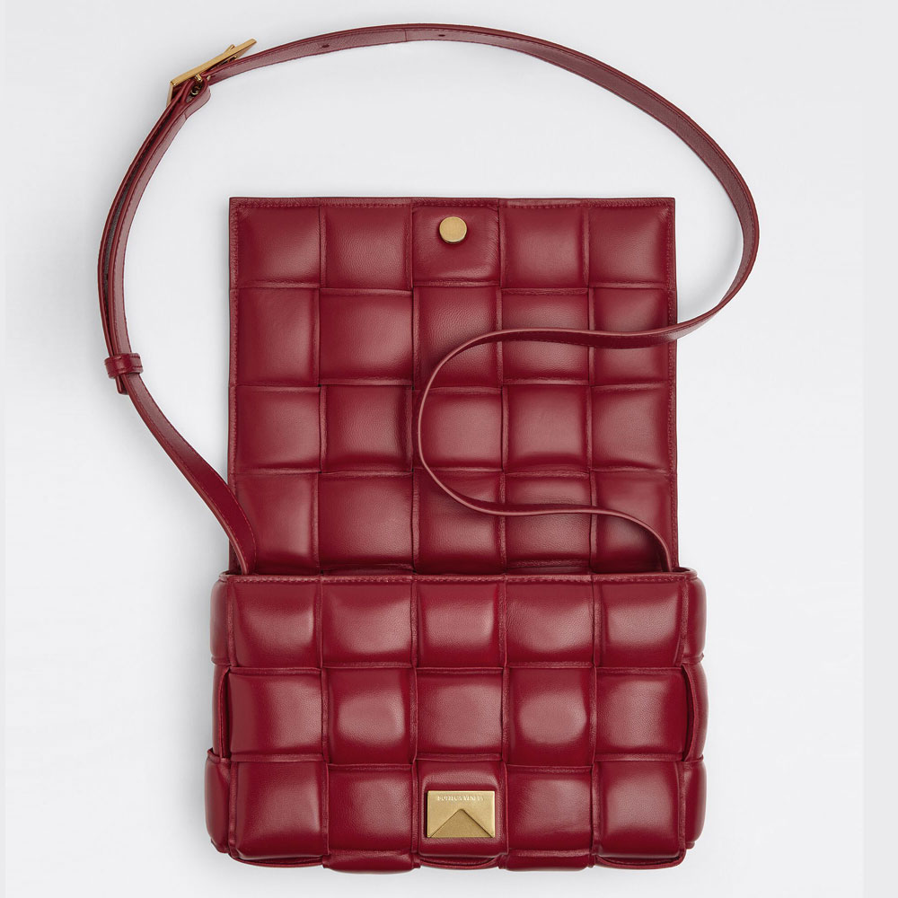 Bottega Veneta Padded Cassette in Dark Red 591970 VCQR 16358: Image 3