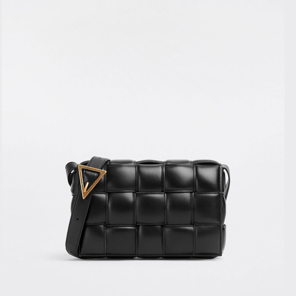 Bottega Veneta Padded Cassette in Black 591970 VCQR 18425: Image 1