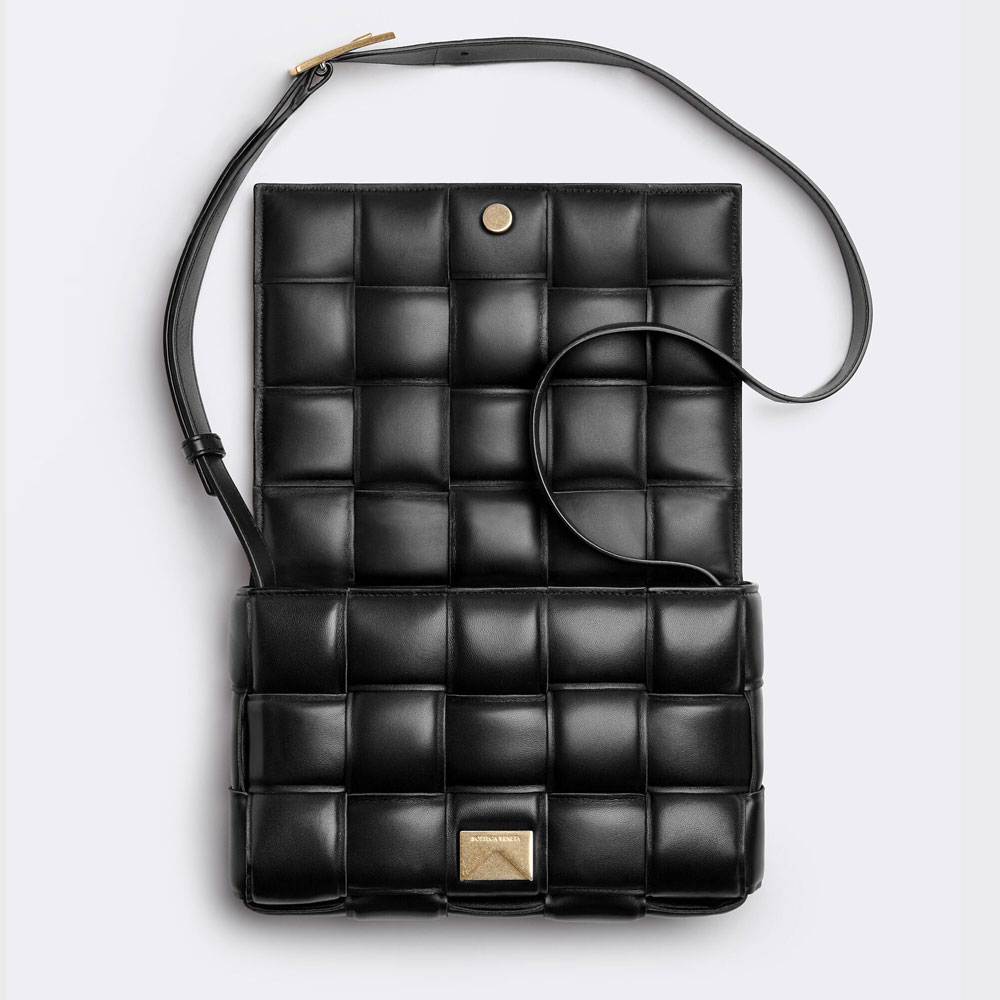 Bottega Veneta Padded Cassette in Black 591970 VCQR 18425: Image 3