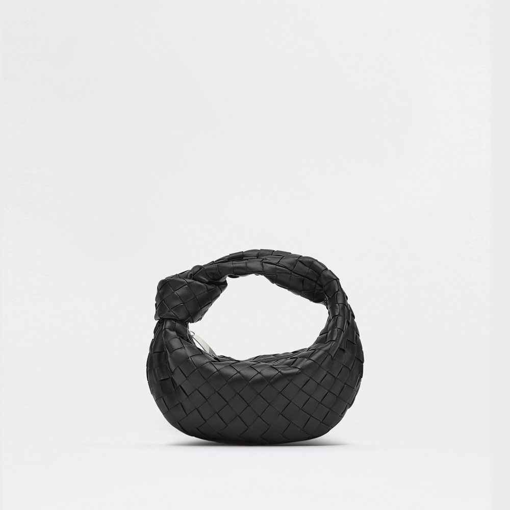 Bottega Veneta Mini Jodie in Black 651876 VCPP 58803: Image 1