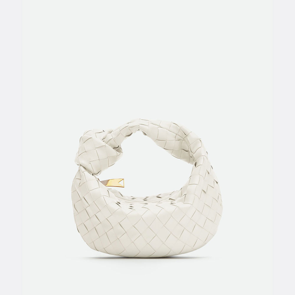 Bottega Veneta Mini Jodie in White 651876 VCPP 59009: Image 1