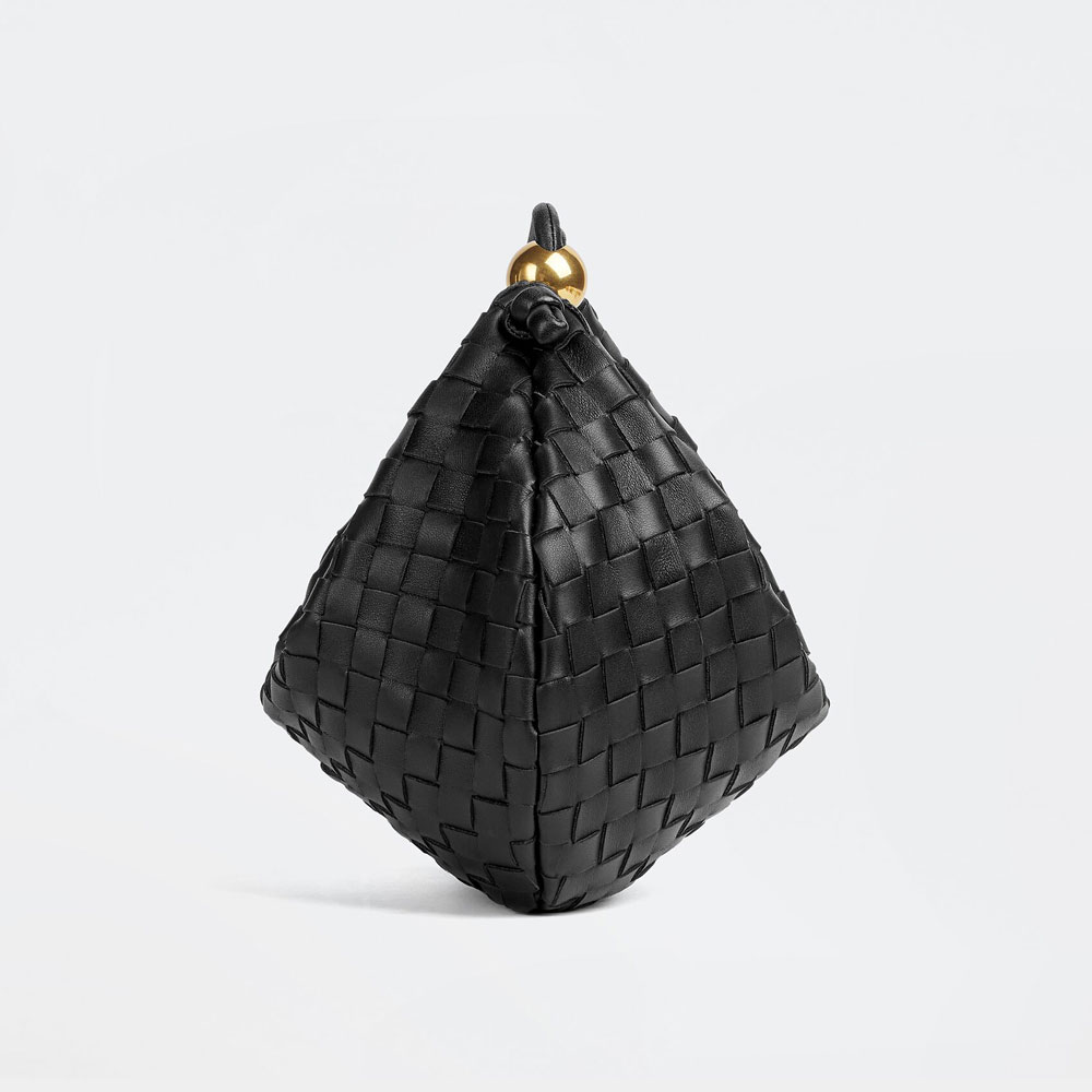 Bottega Veneta Medium Turn Pouch Black 701024 V1W5 18425: Image 2