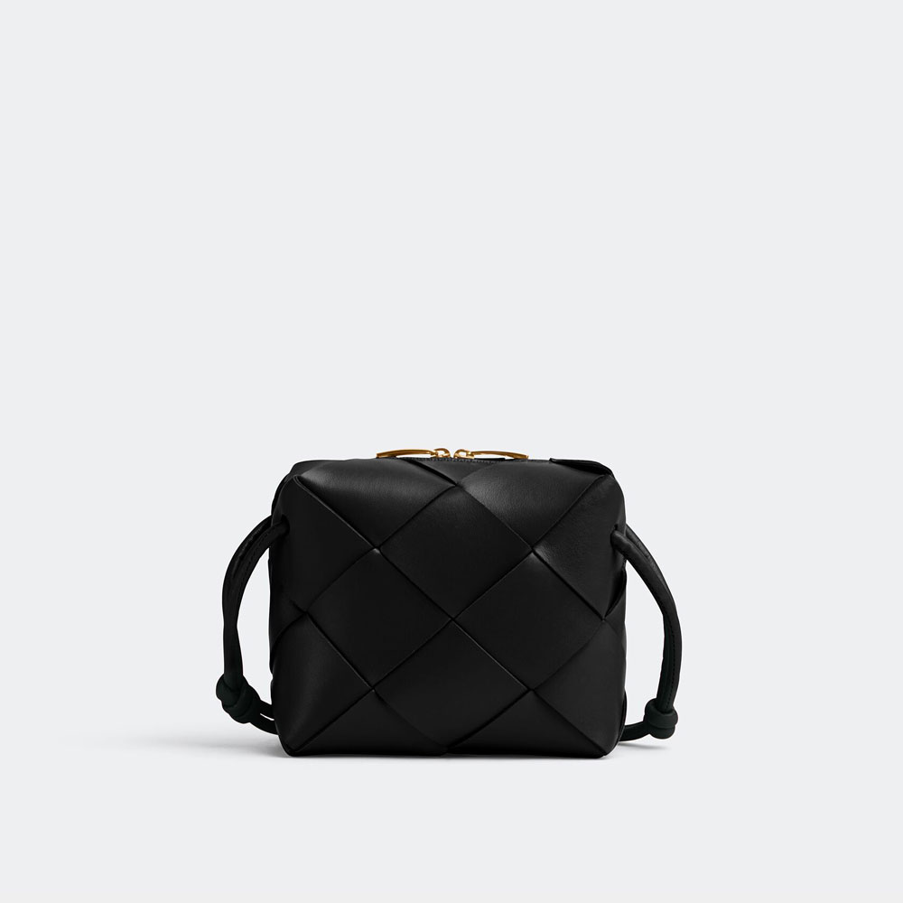 Bottega Veneta Mini Cassette Camera Bag in Black 701915 VCQC 28425: Image 1