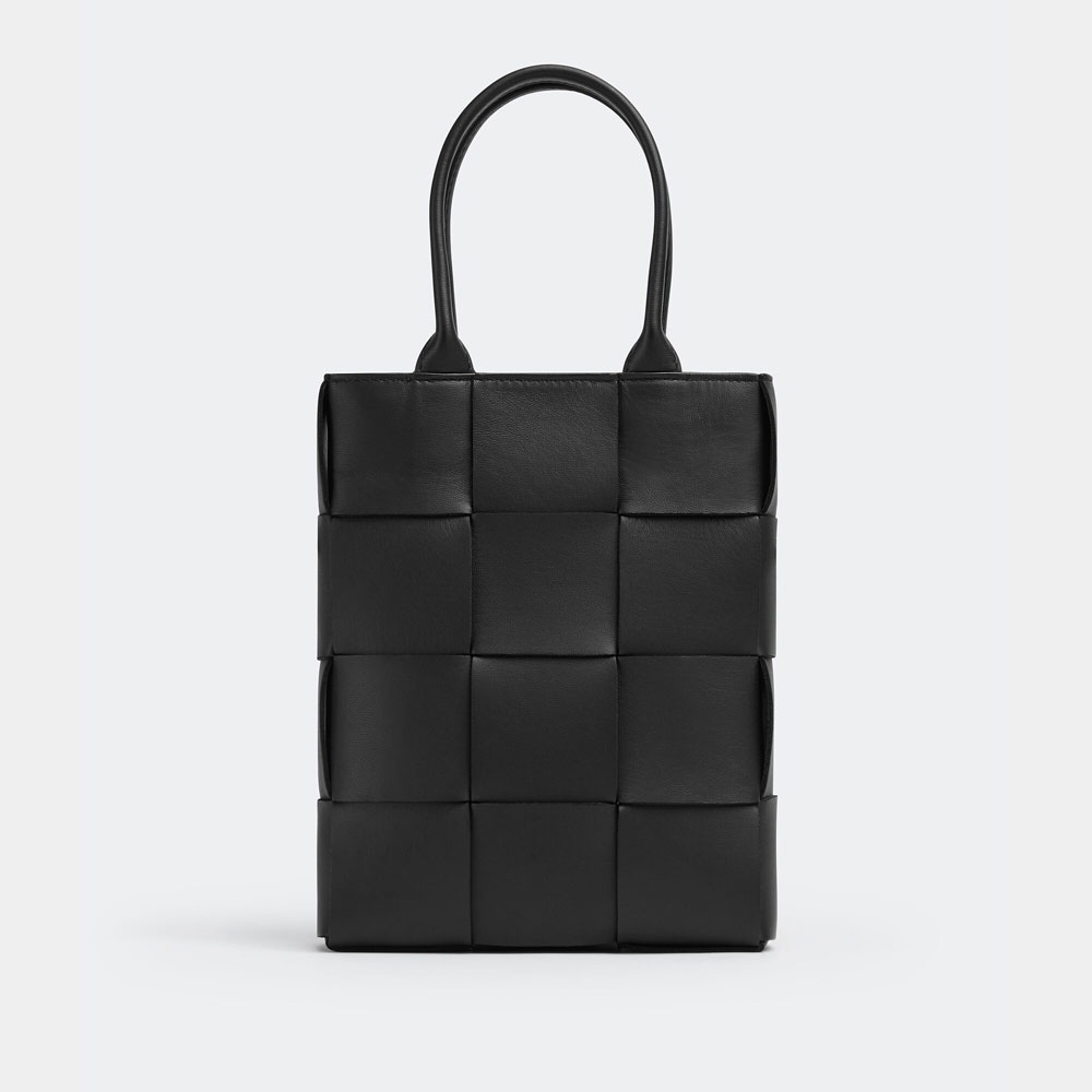 Bottega Veneta Mini Cassette Tote Bag Black 709341 VMAY 18425: Image 1