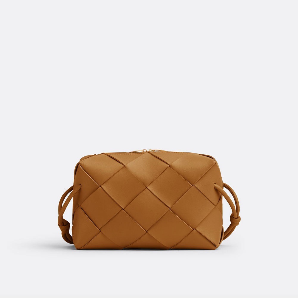 Bottega Veneta Small Cassette Camera Bag in Camel 709417 VCQC 22593: Image 1