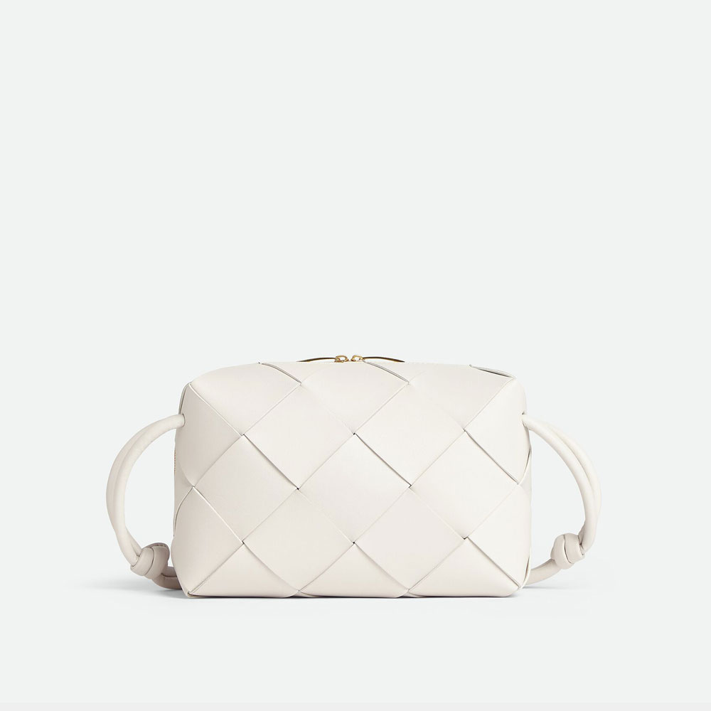 Bottega Veneta Small Cassette Camera Bag in White 709417 VCQC 29009: Image 1