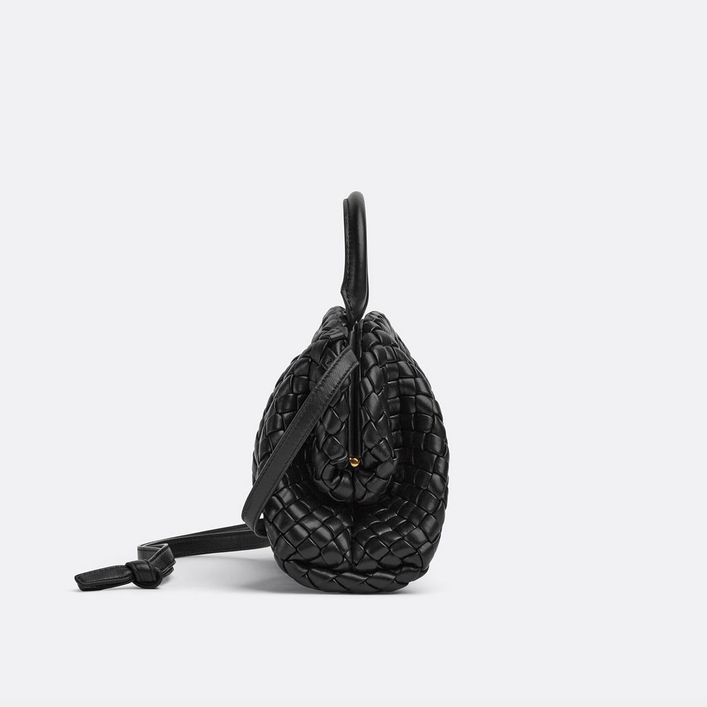 Bottega Veneta Mini Handle Black 709465 V01D 18425: Image 2