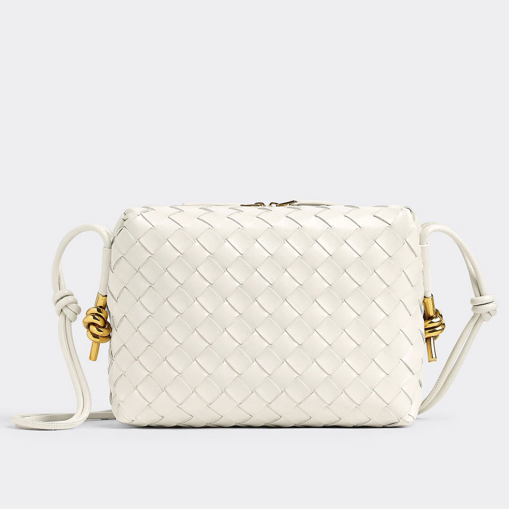 Bottega Veneta Small Loop Camera Bag in Bone 717520 V2GV 19233: Image 1