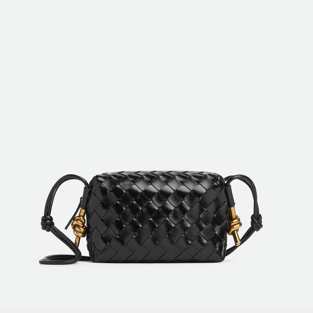 Bottega Veneta Mini Loop Camera Bag in Black 736125 V2GV 11019: Image 1