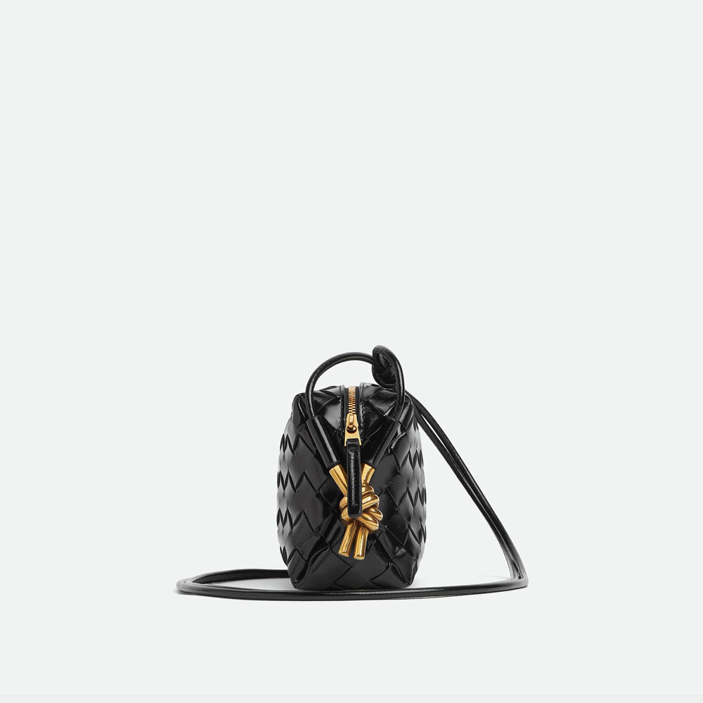 Bottega Veneta Mini Loop Camera Bag in Black 736125 V2GV 11019: Image 2