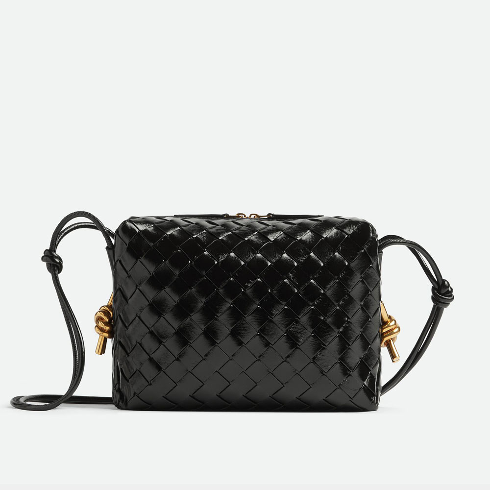 Bottega Veneta Small Loop Camera Bag in Black 736130 V2GV 11019: Image 1