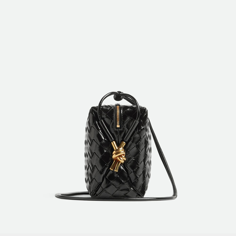 Bottega Veneta Small Loop Camera Bag in Black 736130 V2GV 11019: Image 2