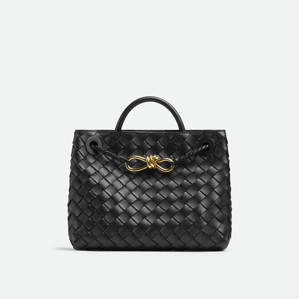 Bottega Veneta Small Andiamo Black 743568 VCPP 11139: Image 1