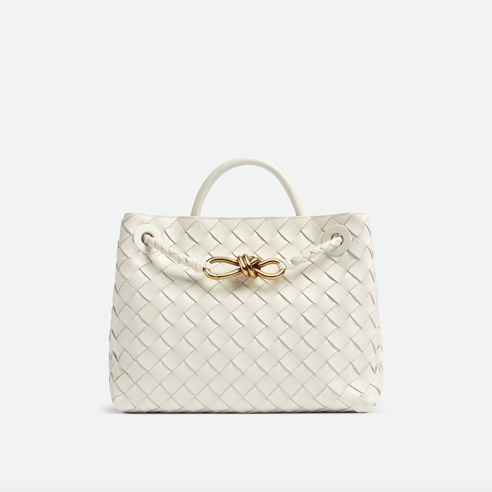 Bottega Veneta Small Andiamo White 743568 VCPP 19156: Image 1