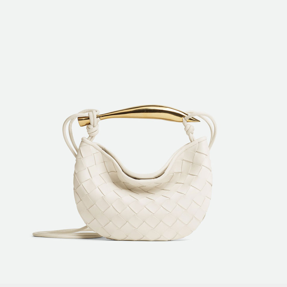 Bottega Veneta Mini Sardine Chalk 744267 VCPP 19104: Image 1