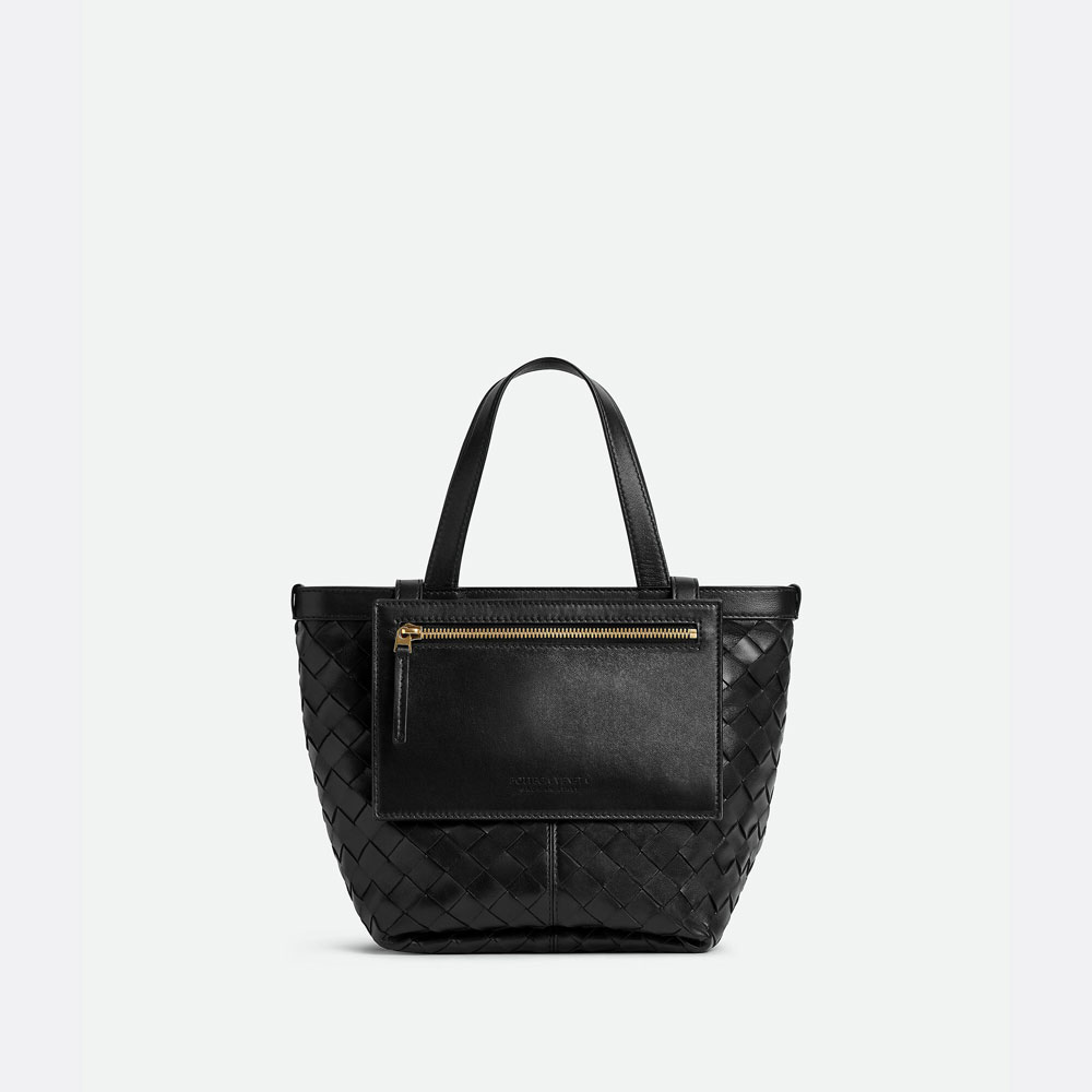 Bottega Veneta Small Flip Flap in Black 754916 VCPP 11019: Image 1