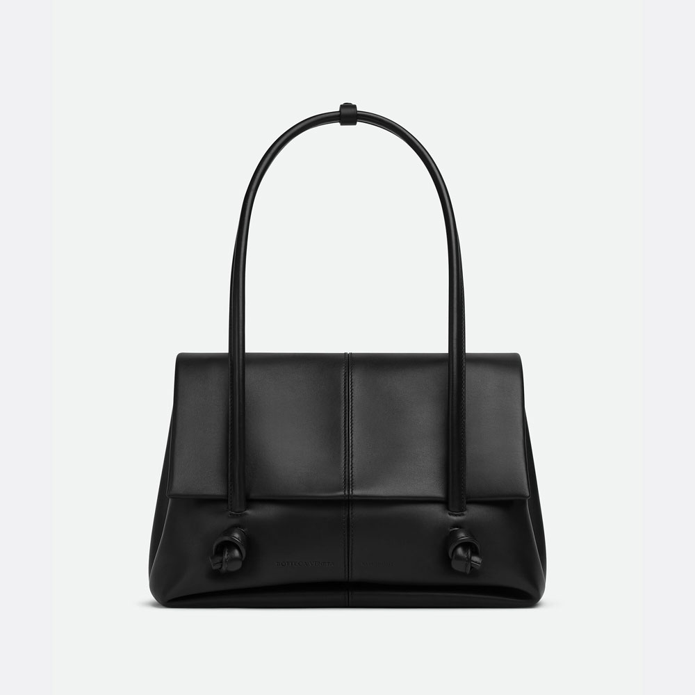 Bottega Veneta Medium Falcon in Black 755045 V2EB 01019: Image 1