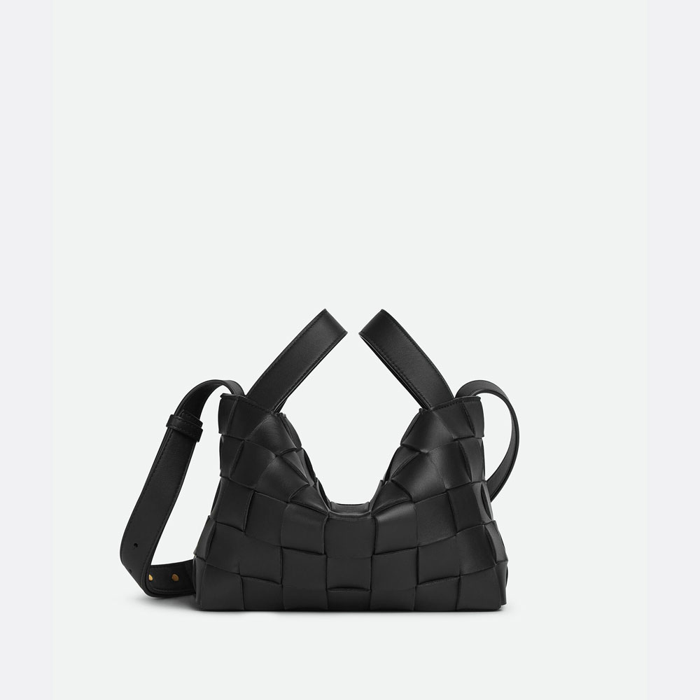 Bottega Veneta Small Bowling Cassette in Black 755132 VMAY 18425: Image 1