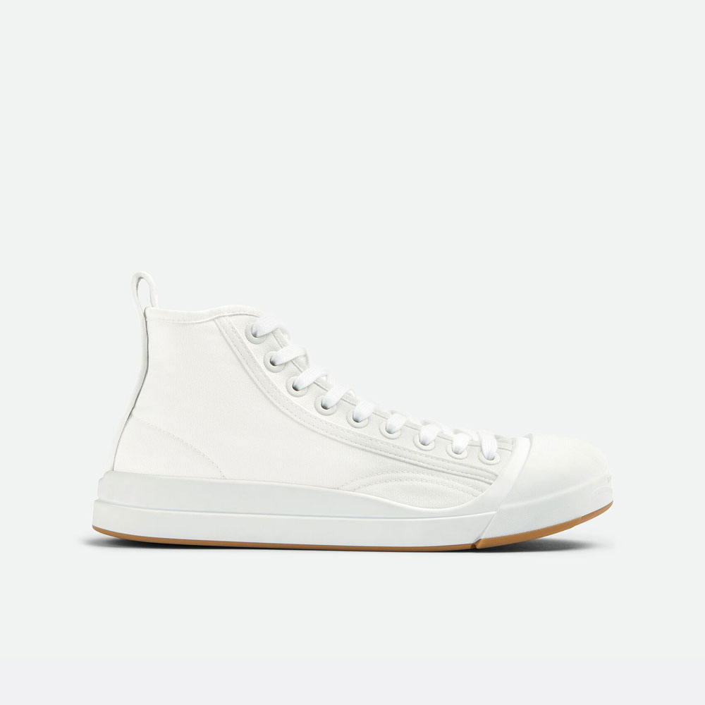 Bottega Veneta Vulcan Sneaker in Optic White 755654 V2R1 09122: Image 1