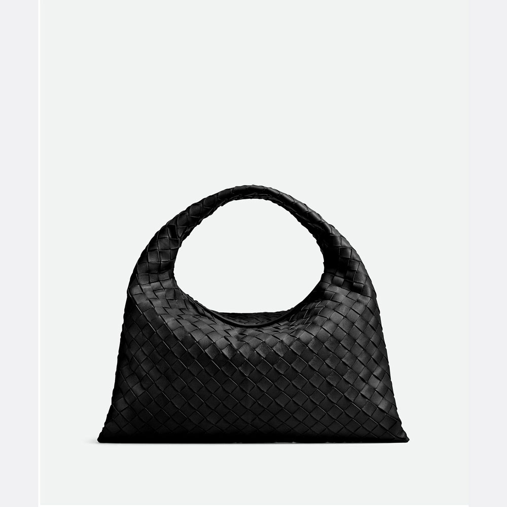 Bottega Veneta Small Hop in Black 763966 V3IV 11019: Image 1