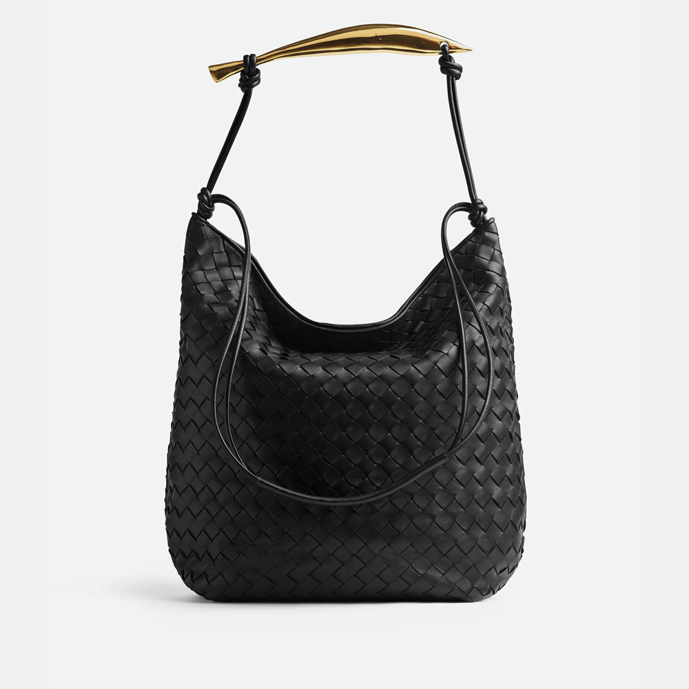 Bottega Veneta Sardine Hobo in Black 765391 VCRL 21019: Image 1