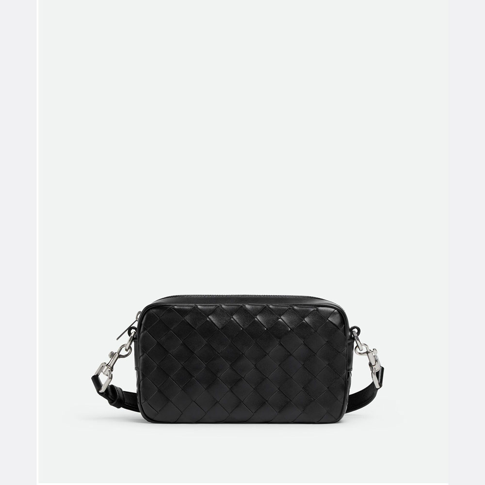 Bottega Veneta Mini Intrecciato Camera Bag in Black 765911 V2HL 18803: Image 1