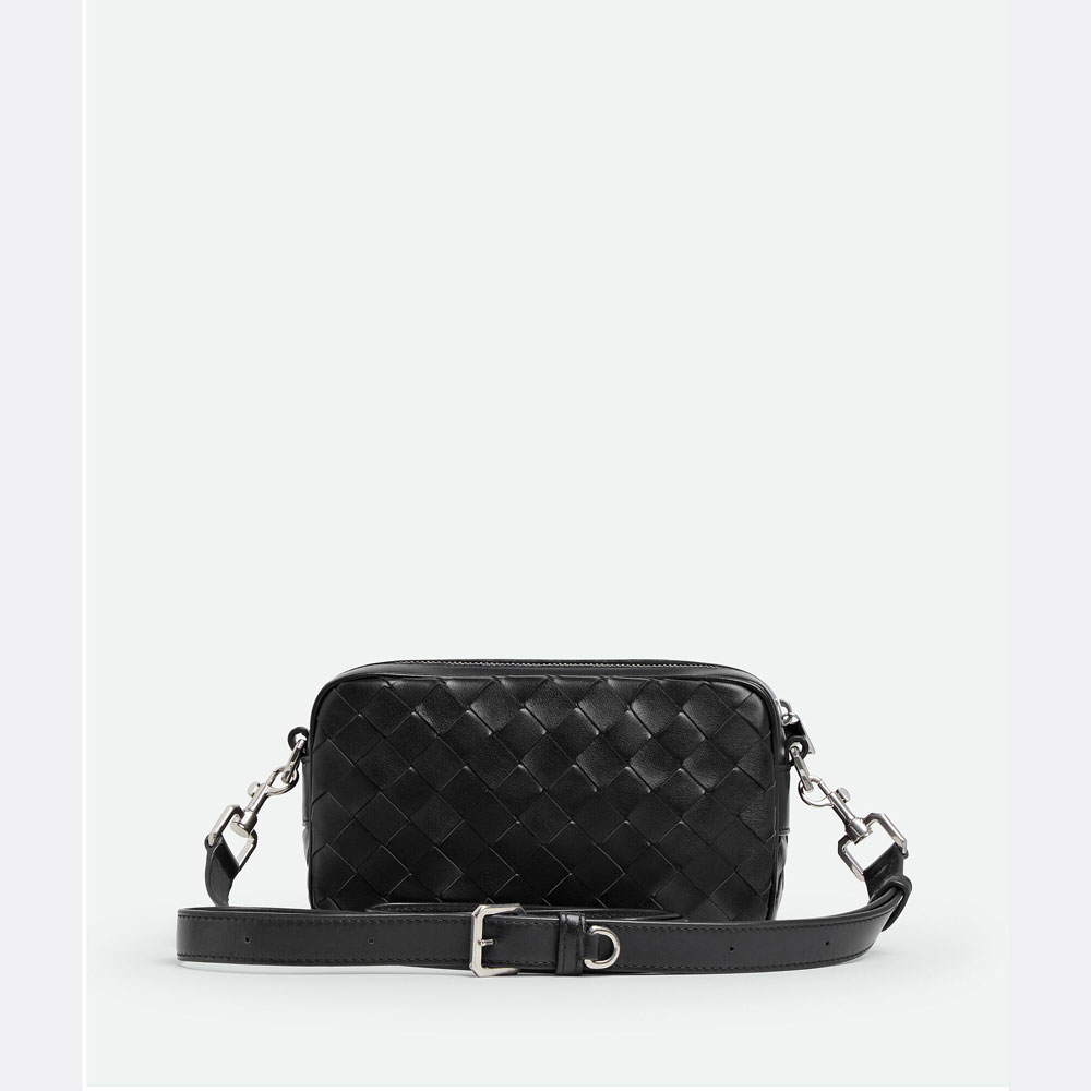 Bottega Veneta Mini Intrecciato Camera Bag in Black 765911 V2HL 18803: Image 3