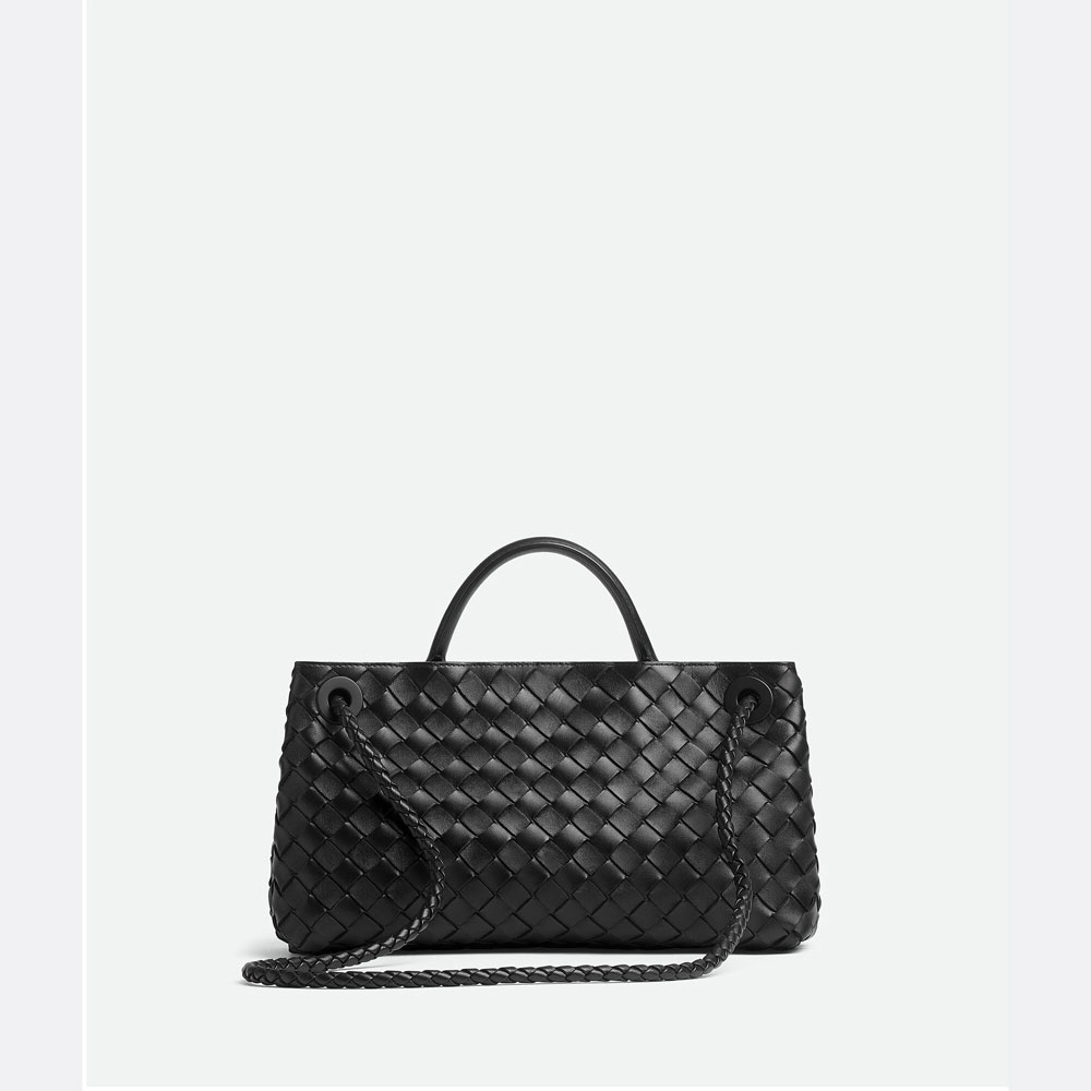 Bottega Veneta Small East West Andiamo in Black 766010 VCPP 11139: Image 3